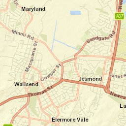 Jesmond Street Map