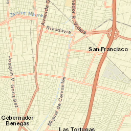 Godoy Cruz Street Map