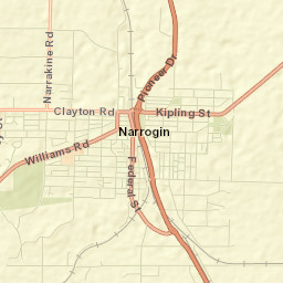 Narrogin Street Map