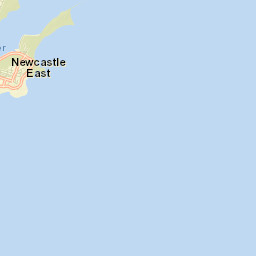 Newcastle East Street Map