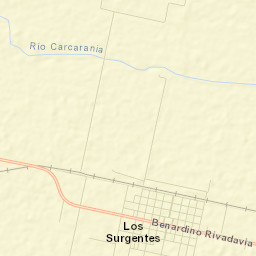 Los Surgentes Street Map