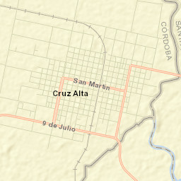 Cruz Alta Street Map
