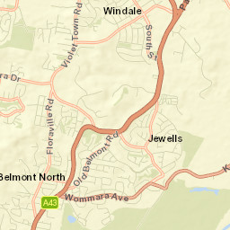 Belmont North Street Map