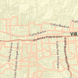 Villa Alemana Street Map