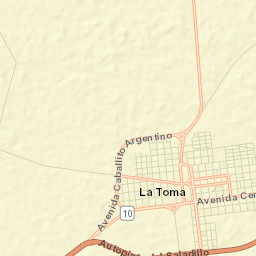 La Toma Street Map