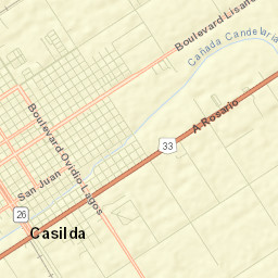 Casilda Street Map