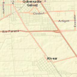 Gobernador Gálvez Street Map