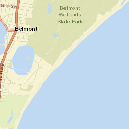 Belmont South Street Map