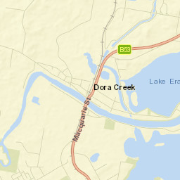 Dora Creek Street Map