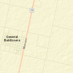 General Baldissera Street Map
