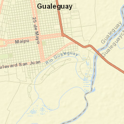 Gualeguay Street Map