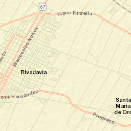 Departamento de Rivadavia Street Map