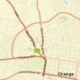 Orange Street Map