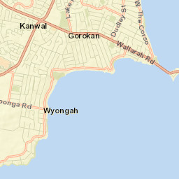 Tuggerawong Street Map