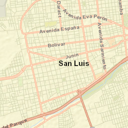 San Luis Street Map