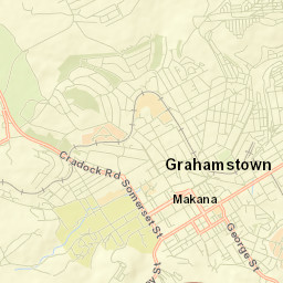 Grahamstown Street Map