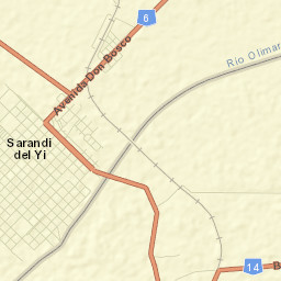 Sarandí del Yi Street Map