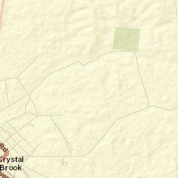 Crystal Brook Street Map