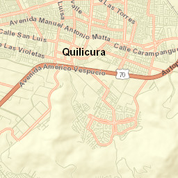 Quilicura Street Map