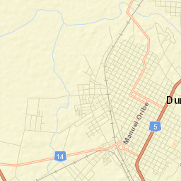 Durazno Street Map