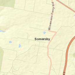 Somersby Street Map