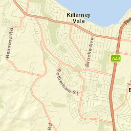 Killarney Vale Street Map