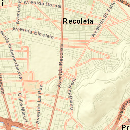 Recoleta Street Map