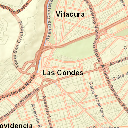 Las Condes Street Map
