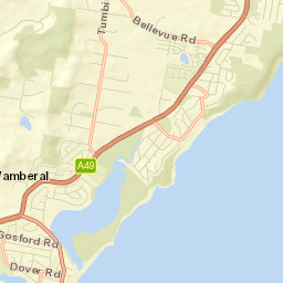 Wamberal Street Map