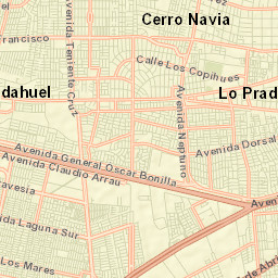 Lo Prado Street Map