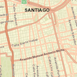 Pedro Aguirre Cerda Street Map