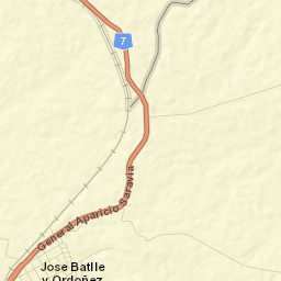 José Batlle y Ordóñez Street Map