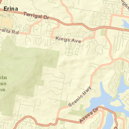 North Avoca Street Map