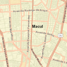 San Joaquín Street Map