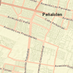 Peñalolén Street Map