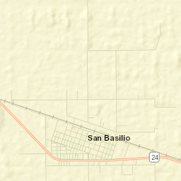 San Basilio Street Map