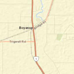 Boyanup Street Map