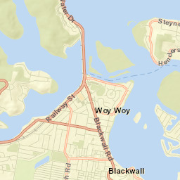 St Huberts Island Street Map