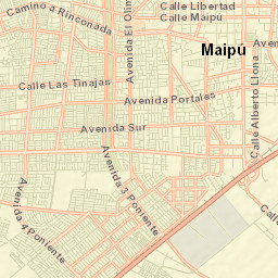 Maipú Street Map