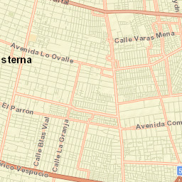 San Ramón Street Map
