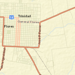 Trinidad Street Map