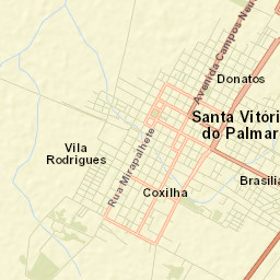 Santa Vitória do Palmar Street Map