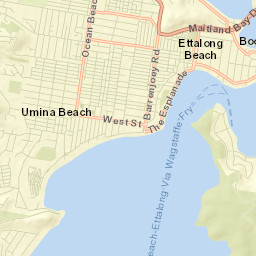 Ettalong Beach Street Map