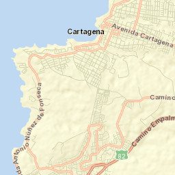 Cartagena Street Map