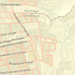 La Florida Street Map