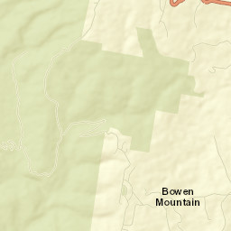 Bowen Mountain Street Map