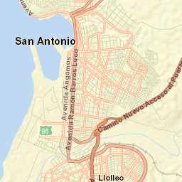 San Antonio Street Map