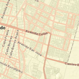 San Bernardo Street Map