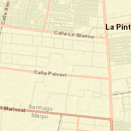 La Pintana Street Map