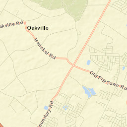 Oakville Street Map